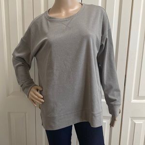 32 Degree Heat Womens L Grey Pull Over Sweatshirt